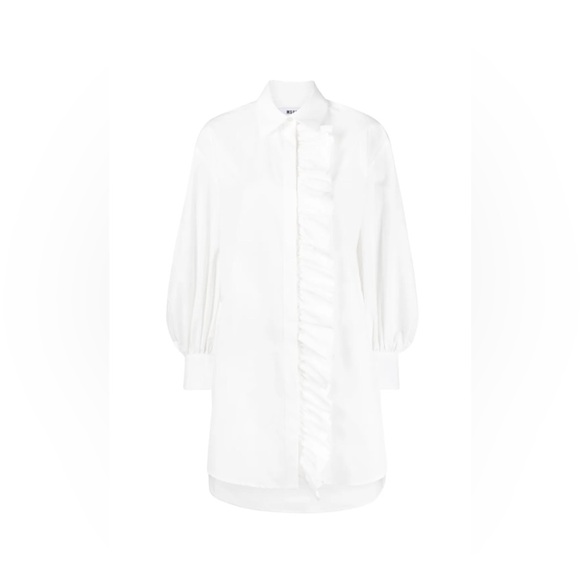 MSGM Dresses & Skirts - MSGM ruffle detail shirt dress IT 40